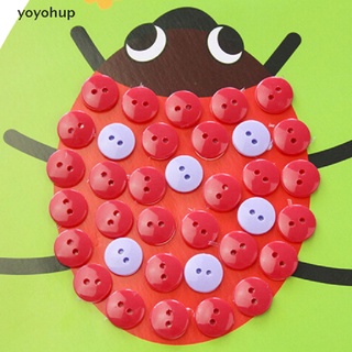 yoyohup botón rompecabezas pegatinas hechas a mano niños diy juguetes para niños regalo de navidad cl