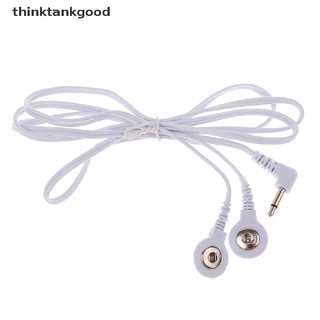 th1cl electrodo cables de plomo jack dc cabeza 3,5 mm snap reemplazo tens unidad cables de 2 vías martijn