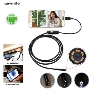Qawhite 7mm 1-10m Micro USB + Inspección HD Cámara Andriod PC Endoscopio Borescopio CL