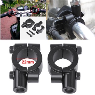 22mm negro 10mm 8mm de Bicicleta Adaptador de espejo/soporte Retrovisor/soporte para Motocicleta/soporte espejo