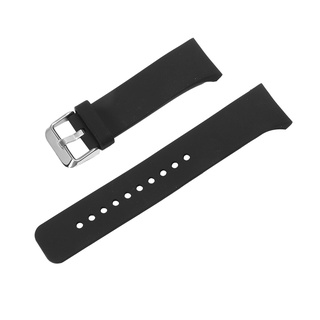 Correa De reloj De silicona negra De lujo Para Samsung Galaxy S2 Gear Sm-R720