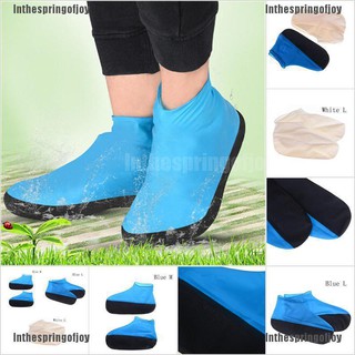 inthespring impermeable cubierta de zapatos para hombres mujeres zapatos de elasticidad látex fácil zapatos (1)