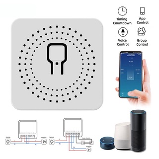 IN STOCK MINI Wifi Smart Switch Timer Smart Home Automation Compatible with Tuya Alexa Google Home ☄★