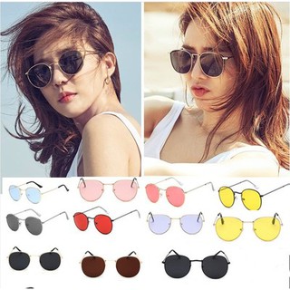 gafas de sol mujer nueva moda mujeres redondas gafas de sol red retro coreano moda ins cara pequeña protección uv (2)