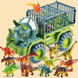 Gran dinosaurio de ingeniería camiones de juguetes de los niños de ingeniería camiones excavadoras de volcado camiones grúas pequeños coches niño juguetes de los niños anti-gota coche de juguete ~sgmy