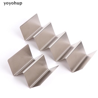 yoyohup - soporte de tostadas de acero inoxidable para tartas, 1-4 ranuras cl