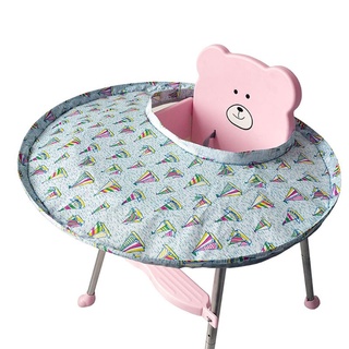 INN bebé alimentador platillo alta cubierta de la silla previene la comida y juguetes caer a la almohadilla de piso (9)
