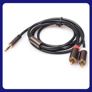 Lt-my RCA Cable HiFi estéreo 2RCA a 3,5 mm Cable de Audio AUX RCA Jack 3.5 Y divisor para amplificadores Audio cine en casa Cable RCA (8)