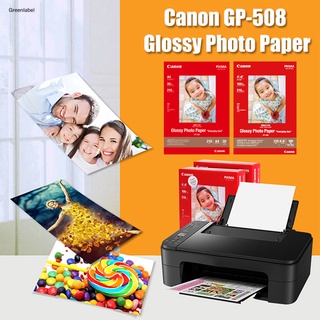 (GL) 20/100pcs Canon A4 4X6 papel fotográfico brillante de imagen para impresora de inyección de tinta