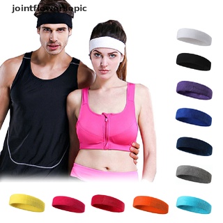 nuevo stock 1pc mujeres/hombres algodón sudor banda diadema yoga gimnasio correr prevenir sudor banda caliente