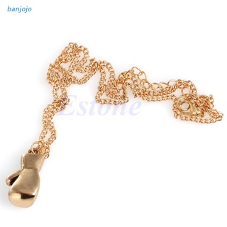 Explosion Fashion Men's Women's Stainless Steel Boxing Glove Pendant Chain Necklace Gift
