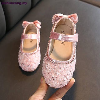 Zapatos individuales de las niñas, zapatos de las niñas pequeñas, primavera y otoño de suela suave zapatos de cuero, 2020 nuevos niños s rendimiento zapatos, bebé princesa zapatos de cristal (1)