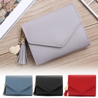 Ms carteras cortas minimalista elegante cartera de bolsillo con hebilla para mujeres niñas