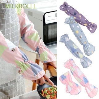 MILKBOLLL Portable Anti-fouling Sleeve Kitchen Cooking Supplies Arm Protector Cleaning Protective Waterproof Oil Proof Household Fashion Useful Long Section Oversleeves/Multicolor