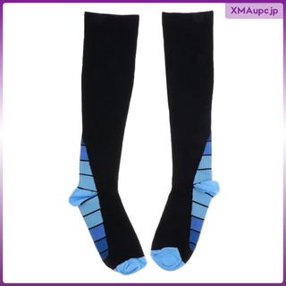 calcetines de compresión unisex hasta la rodilla/deportes altos/medias para correr
