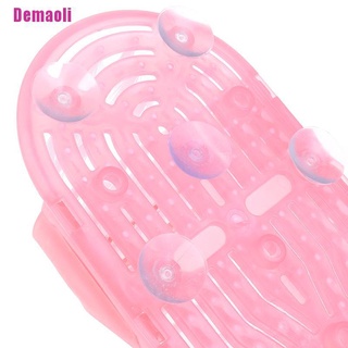 [Demaoli] 1pc Plastic Remove Dead Skin Massage Slipper Foot Scrubber Bath Shoe with Brush (2)