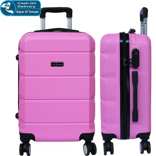 3.3 venta de moda!! Polo CAVALLO fibra bolsa de viaje Umrah Hajj maleta de viaje tamaño de cabina 20 pulgadas 802 importación -rosa