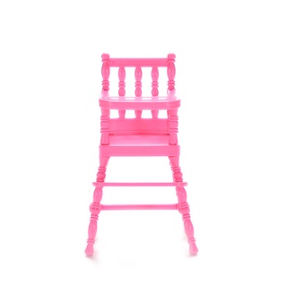 [nw] 1 pieza de muñeca linda silla alta de plástico para casa de muñecas/juguete/muebles/juguetes para barbie (3)