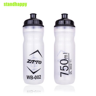 Standhappy 750ml bicicleta hervidor MTB bicicleta botella de agua bicicleta bebida taza PP botella cubierta