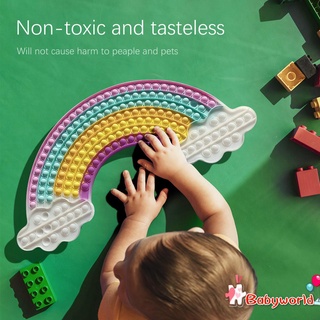 Nube de silicona Push Bubble Board autismo juguete niños sensorial herramienta educativa