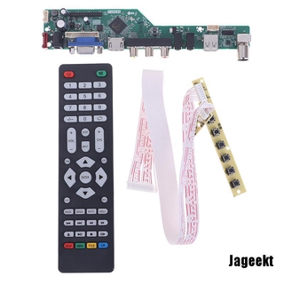 Jageekt T.V53.03 Universal Lcd controlador de Tv controlador de la placa base de Tv analógica V53