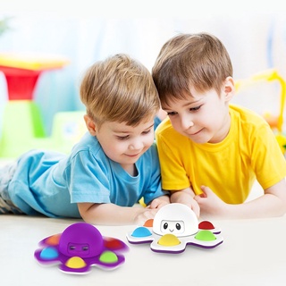 flip pulpo descomprimir el juguete accesorios burbuja dos colores pulpo elegante sin comprimir