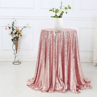 Fallforbeauty - cubierta de mesa con purpurina, diseño brillante, decoración del hogar, fiesta, boda, Bling, lentejuelas, banquete (6)