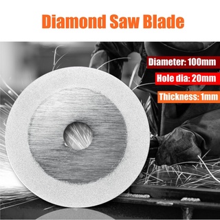* buena calidad* 100 mm sierra de diamante disco de corte ladrillo mármol ángulo amoladora de vidrio cerámica granito