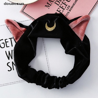 douaoxun sailor moon luna gato orejas banda para el cabello accesorio diadema cosplay herramienta cl (2)
