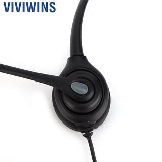 Viviwins - auriculares de centro de llamadas con micrófonos de cancelación de ruido y sonido de Audio de alta definición para oficina en casa (5)