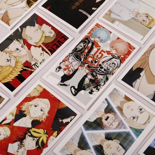 30pcs anime tokyo revengers photocard lomo tarjeta de papel niños regalo sano manjirou hanagaki takemichi tachibana hinata kawata souta (4)