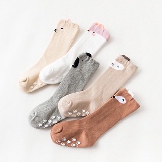 Warm Newborn Baby Socks Over Knee High Cartoon Animals Socks Baby Socks (2)