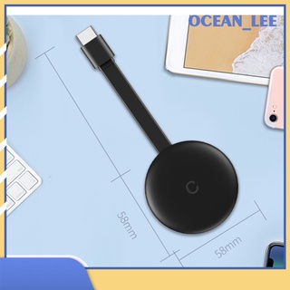 [ocean_lee] Dongle inalámbrico 4K HDMI Dongle WiFi Dongle, WiFi portátil adaptador de pantalla proyector de TV, soporte para Airplay/ (5)