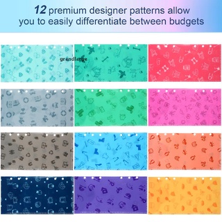 [grandlarge] 29 piezas de glitter binder cover a6 pvc binder cover conjuntos