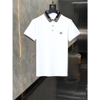 Original 2021 Latest AJ Armani Men's Short Sleeves White Polo Shirts Size: M-3XL 001632