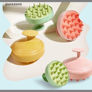 [purezone] Multifunctional Shampoo Brush Scalp Shampoo Massage Brush Shower Hair Comb . (8)