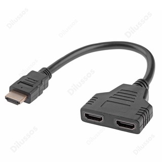 HDMI divisor 1080P Video HDMI conmutador 1X2 Split 1 en 2 salidas Cable adaptador