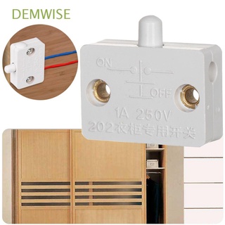 demwise 1pcs nuevo interruptor de luz del gabinete de hotel armario luz automática reset interruptor de baño hogar práctico control de puerta