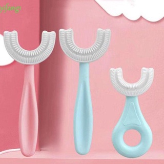 Yifang1 cepillo De dientes De silicona Manual De 360 grados para niños