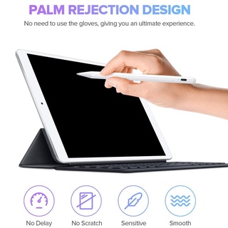 Palm Rejection Stylus For IPad Active Stylus For Apple 2021-2018 Stylus Pen