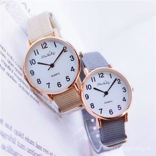 Internet celebridad chica reloj estudiante de secundaria minimalista estilo coreanoinsEstilo elegante Mori Retro fresco All-Match reloj de pareja