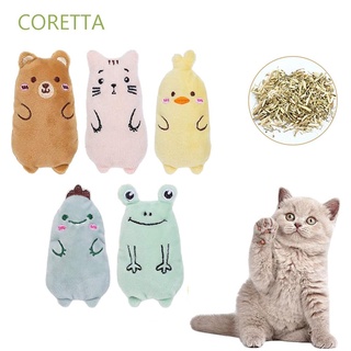coretta práctica catnip juguete de peluche almohada masticar gato juguete rasguño interactivo mordida gatito mascotas suministros