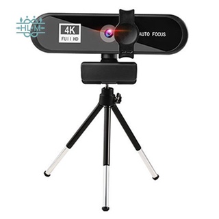4k videoconferencia webcam autofocus usb cámara web con micrófono y trípode para reunión transmisión en vivo hd pc web cam