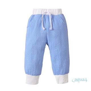 Anana-2 piezas trajes casuales para bebés, estampado de lunares de bebé, Color sólido, cuello redondo, pantalones de corbata con bolsillo (5)