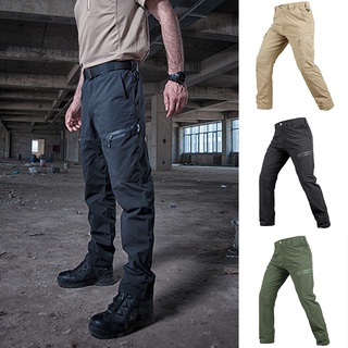 Pantalón táctico Para hombre con superficie De secado rápido impermeable Para entrenamiento/campamento/militar