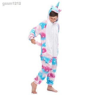 Pijamas con capucha suave para dormir de unicornio Kugurumi Onesies disfraz de Animal de franela pijamas de invierno cálido para niños niñas (6)