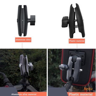 heliu 65mm or 95mm Short Long Double Socket Arm for 1 Inch Ball Bases for Go-pro Camera Bicycle Motorcycle Phone Holder