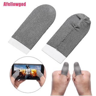 Ayellowgod 1 Par De guantes De Dedo transpirables a prueba De sudor Para juegos