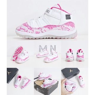 * Listo Stock * N ike Air Jordan11 Clásico Zapatos De Bebé Deporte Niños Tamaño 22-35 (7)