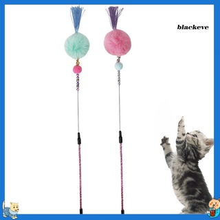bl-pet gatos gatito pluma blll bola de felpa borla teaser juego varita juguete interactivo